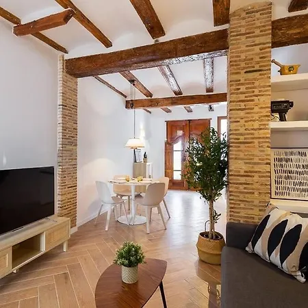 Beautiful Restored House With Terrace Valencia Exterior foto
