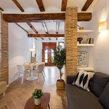 Beautiful Restored House With Terrace Valencia Exterior foto